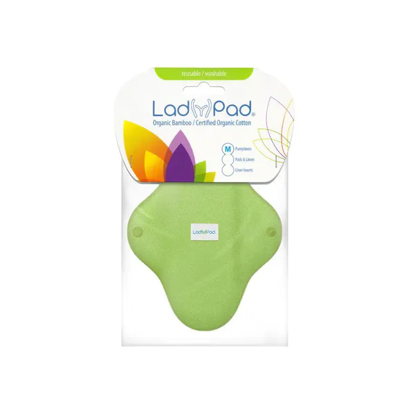 Hovedbilde LadyPad pantyliner vaskbar økologisk, mint green