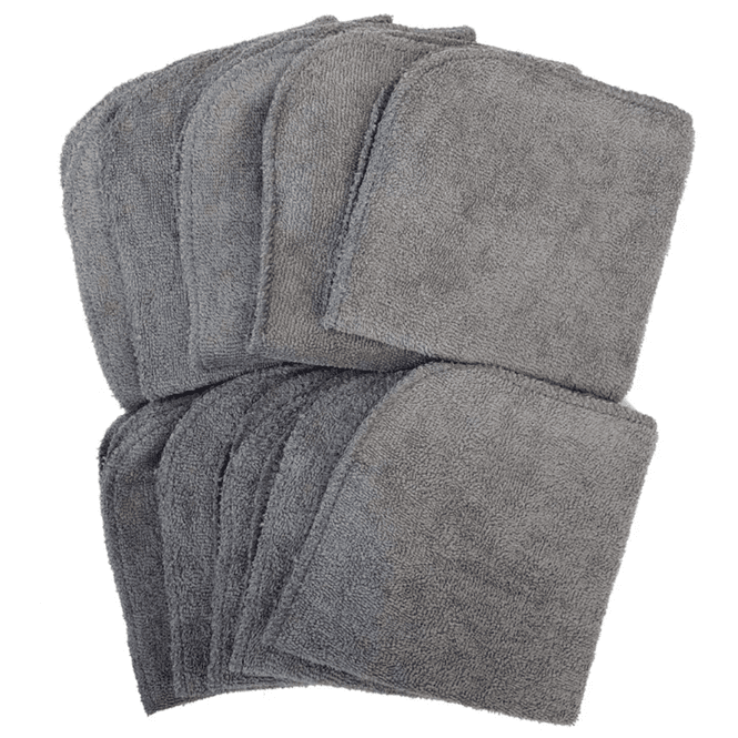 Hovedbilde Summerville Organic vaskekluter, 10pk, Grå