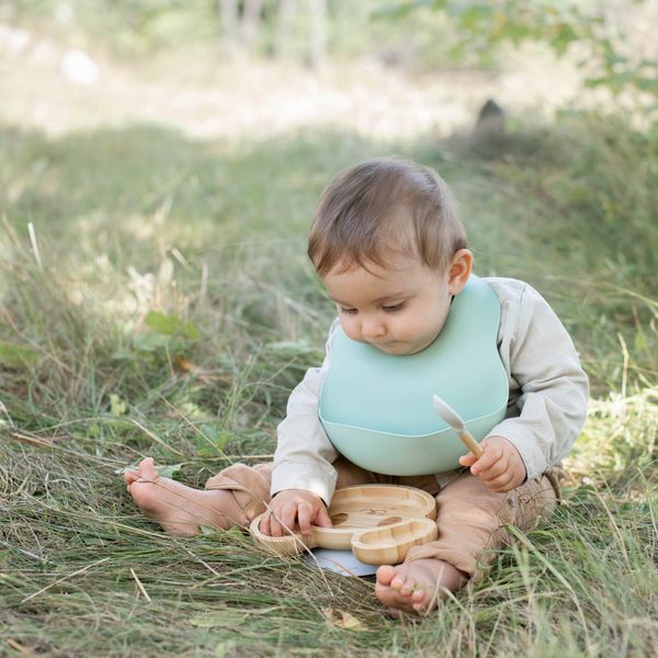 Hovedbilde Summerville Organic smekker i silikon, 2pk, green ...