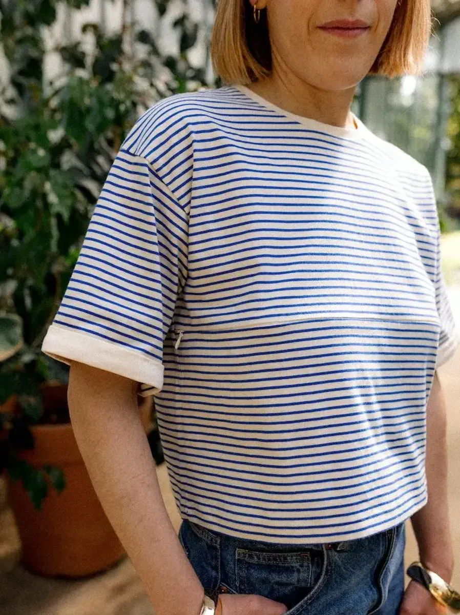 You&Milk - Crop Top T skjorte Mèrinière