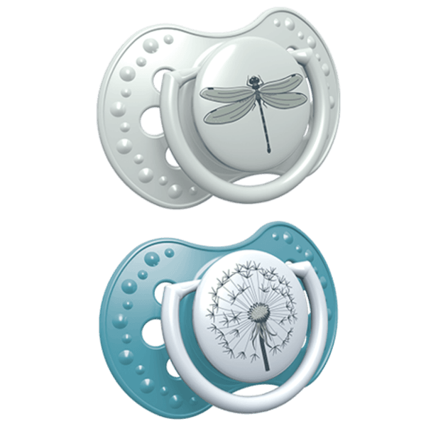 Hovedbilde LOVI Silicone Dynamic Soother 0-6m, 2stk, Botanic ...