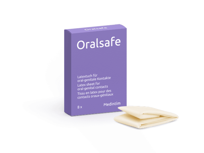 Hovedbilde Medintim Oralsafe Slikkelapp - Vanilje