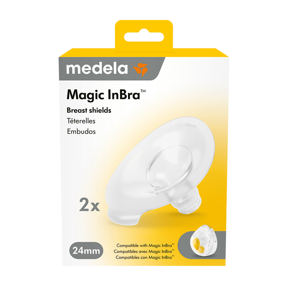 Medela Magic Inbra Brysttrakter, 2pk