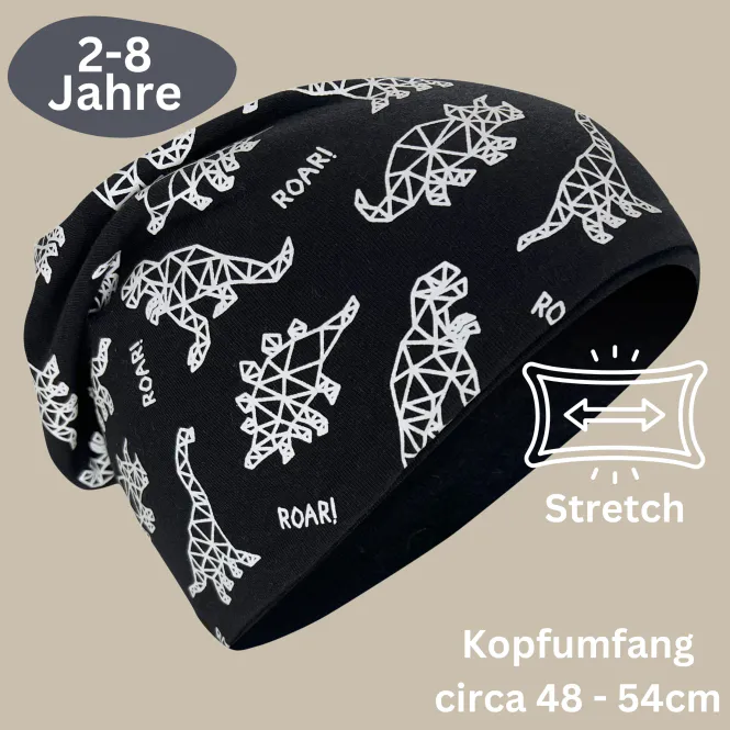 Hovedbilde Heckbo Lue og buff med refleks, 2-8 år, Dino ...