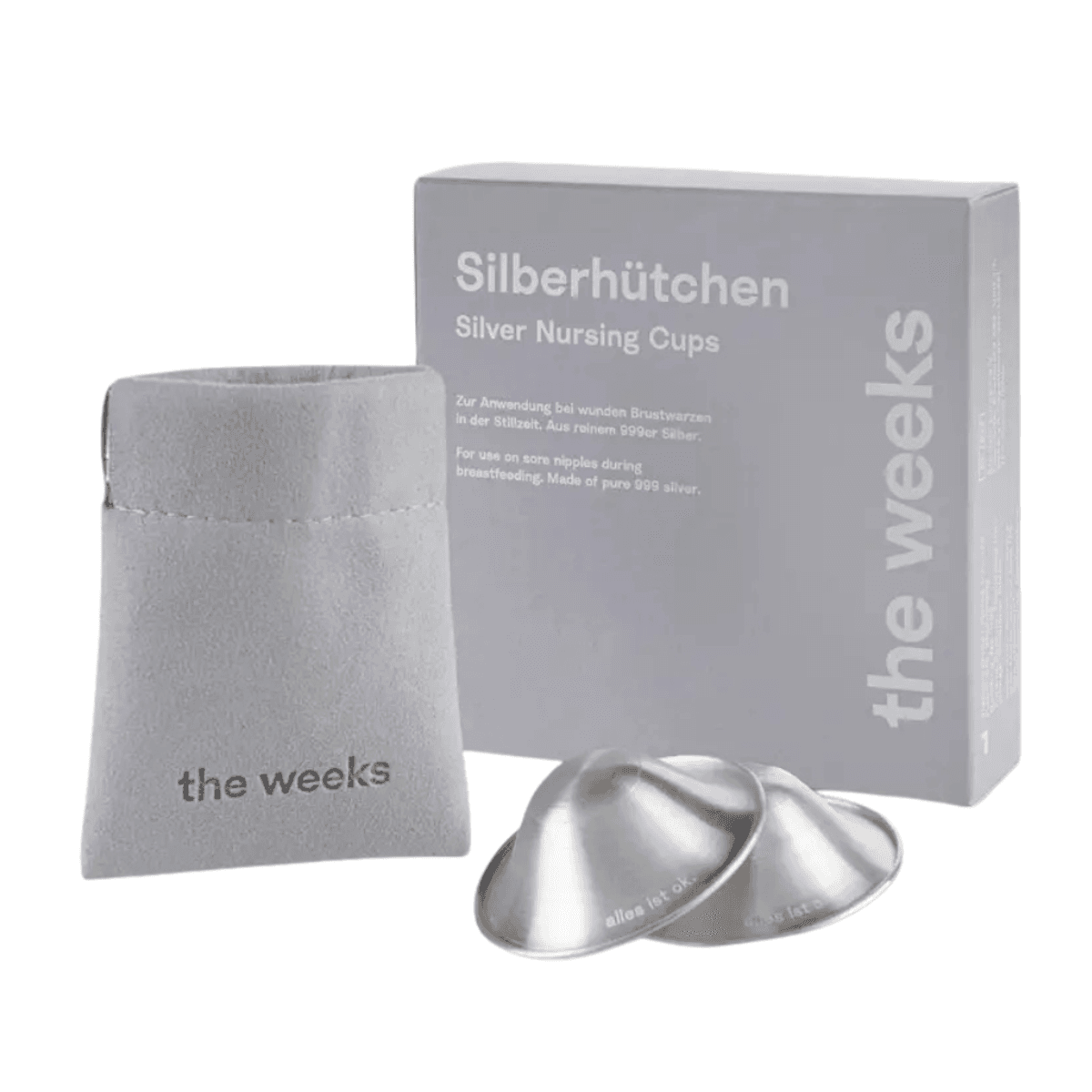 The weeks silverette - brystknoppbeskyttere 2pk
