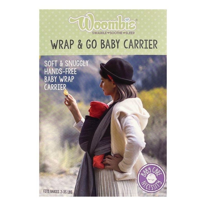 Woombie Wrap&Go bæresjal, Navy (mørk blå)