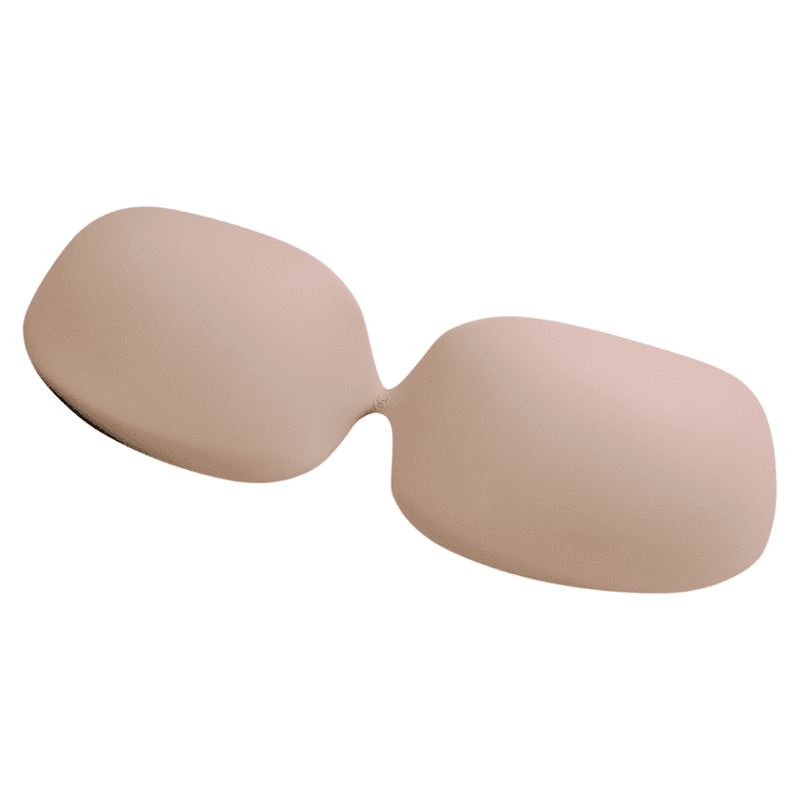 Gatherall Backless Strapless Seamless Adhesive Bra BH, Cream
