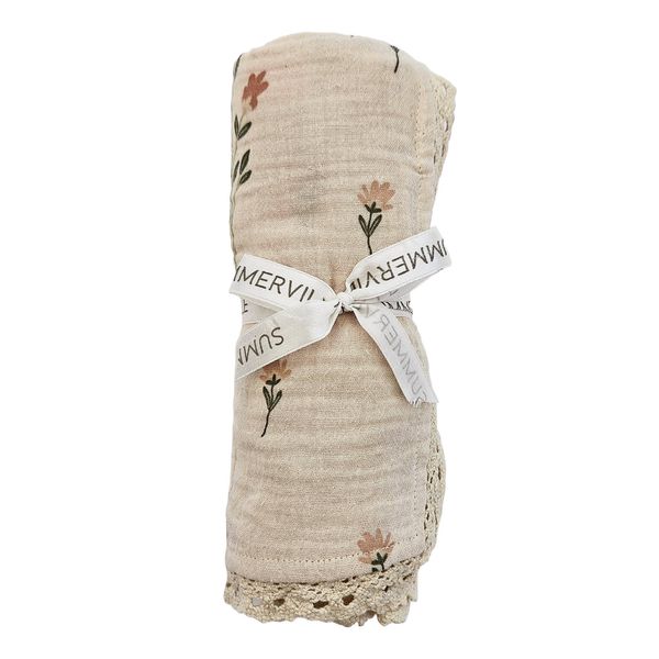 Hovedbilde Summerville Organic Crinkle muslin teppe/klut med ...