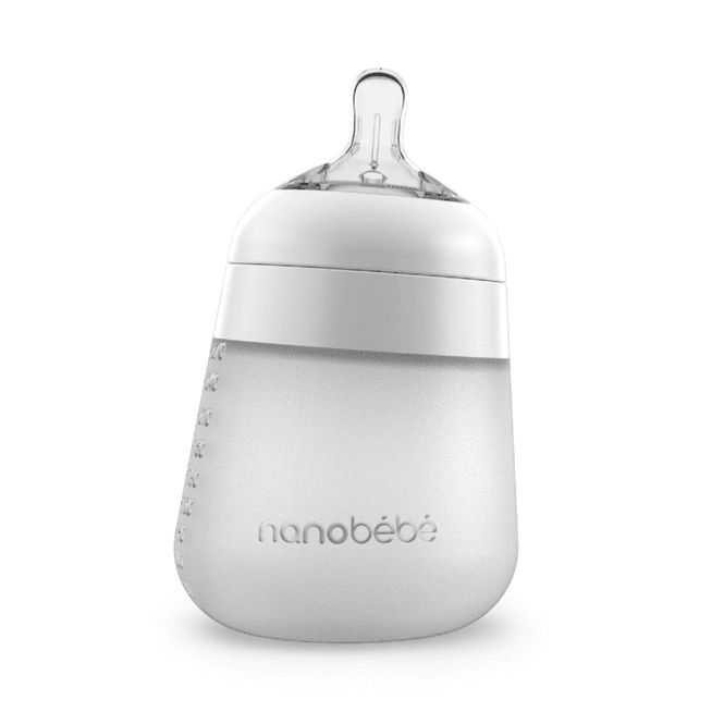 Hovedbilde Nanobébé Flexy Silikontåteflaske (myk) - White ...