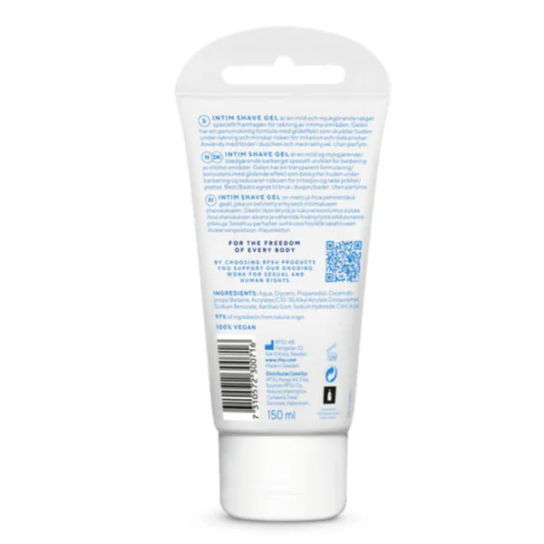 Hovedbilde RFSU Intim Shave Gel - Intimbarberingsgel
