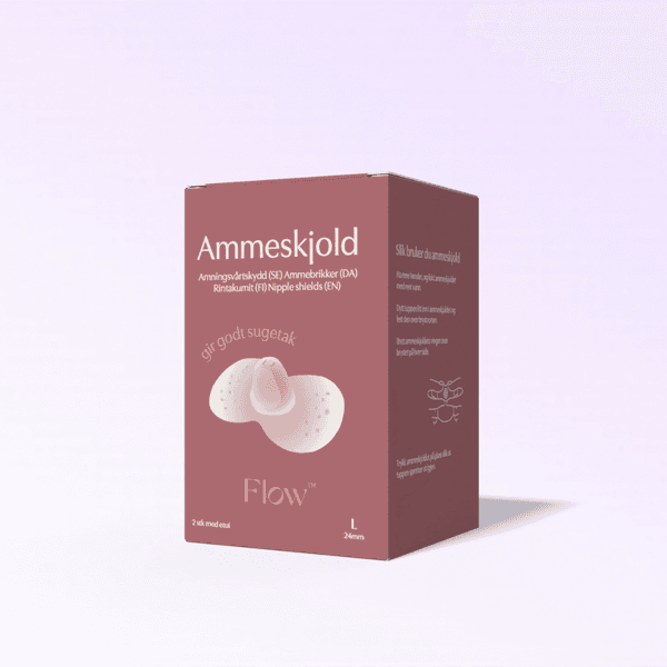 Hovedbilde Flow ammeskjold i silikon str L - 2pk