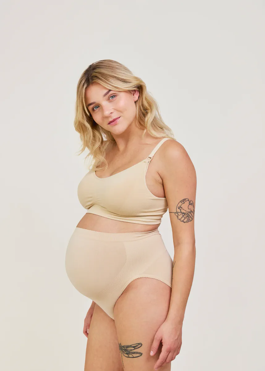 Carriwell Seamless Maternity Support Panty, Honey