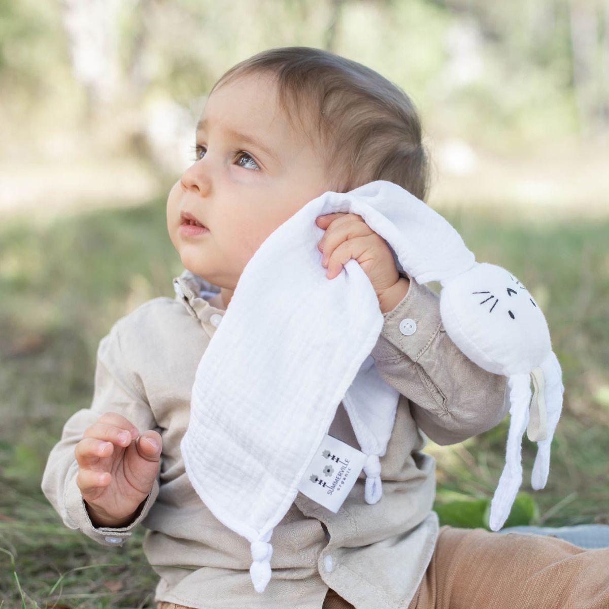 Summerville Organic Koseklut kanin, økologisk, White