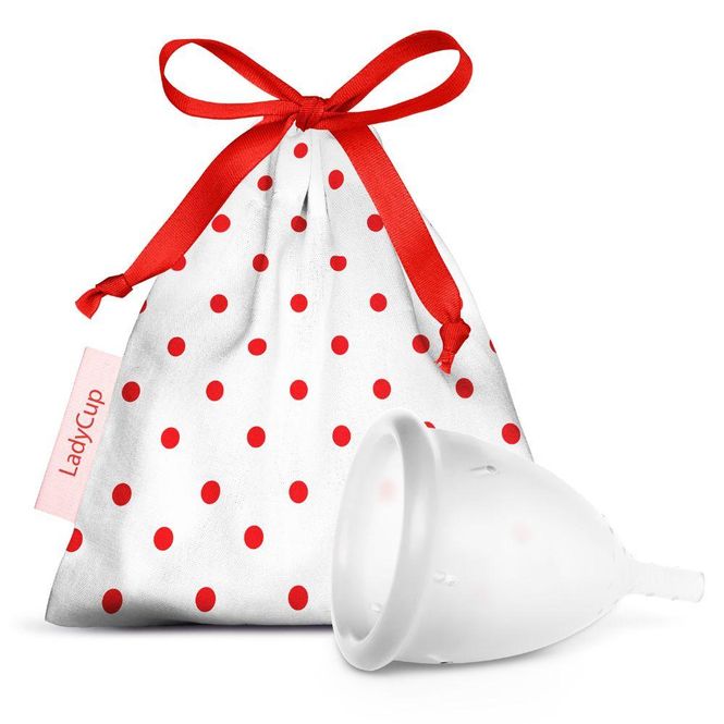 Hovedbilde LadyCup menskopp transparent, small