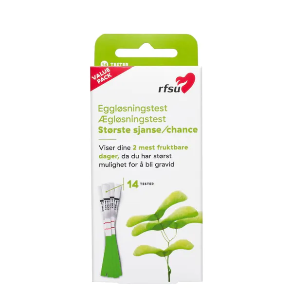 Hovedbilde Rfsu eggløsningstester strimmel, 14stk