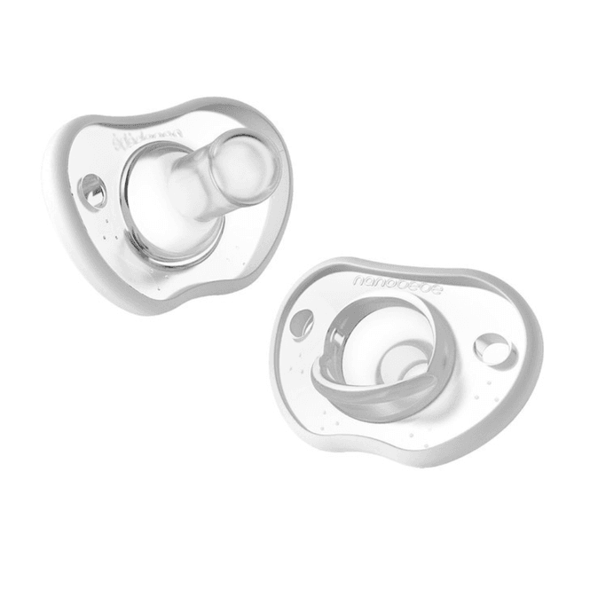 Hovedbilde Nanobébé Flexy Pacifier narresmokk, white, 2pk