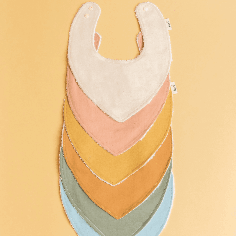 Kiin Baby Dribble bib smekke, eucalyptus