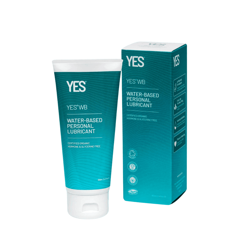 Outlet - (Ødelagt eske) YES WB Sertifisert Økologisk Vannbasert glidemiddel 100ml - 1pk
