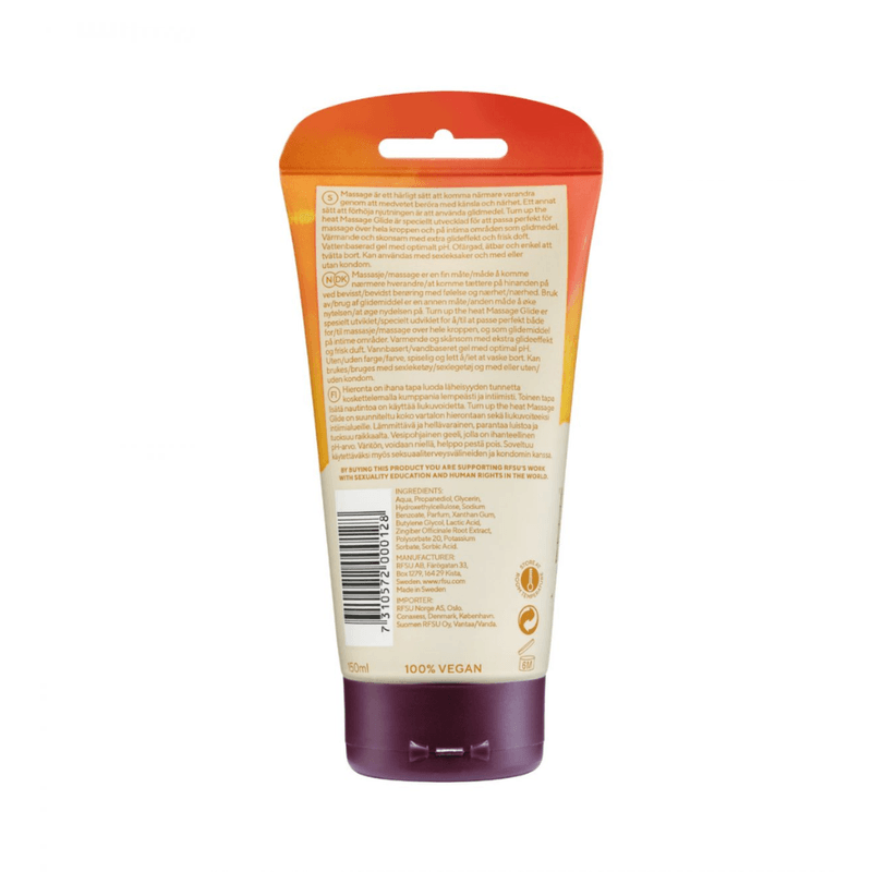 Rfsu Turn up the Heat Massage Glide 150ml